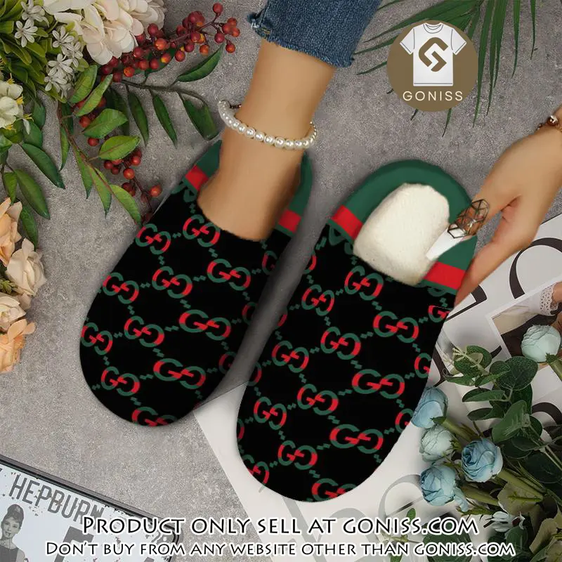 Gucci fleece slippers luxury inhouse slippers ihs1005 gn0834136